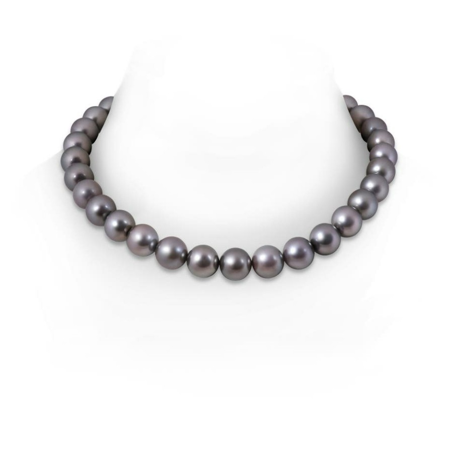 Necklaces Angara Tahitian Pearl | 11-12Mm, 16" Tahitian Pearl Choker Necklace