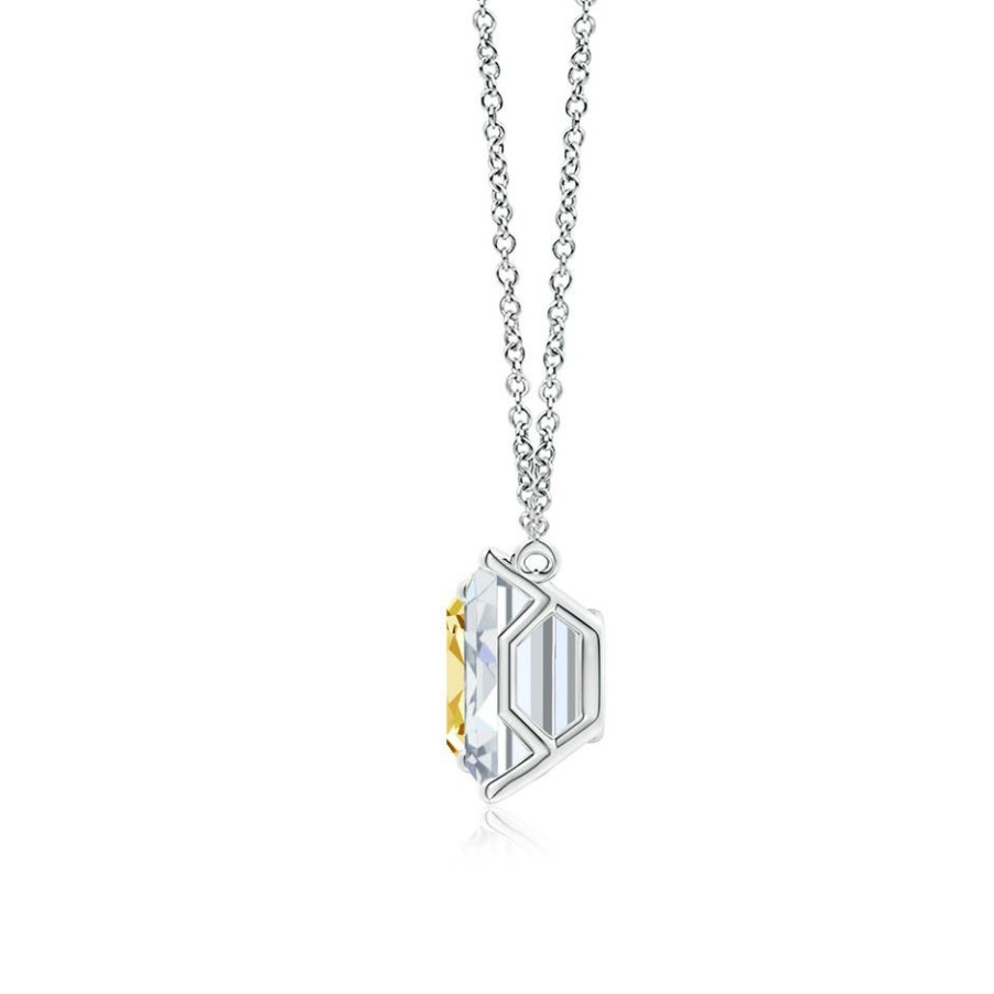 Necklaces Angara Diamond | Natori X Angara Orient Express Lab-Grown Yellow & White Diamond Two-Stone Pendant