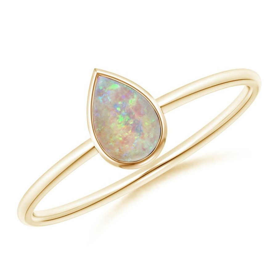 Rings Angara Opal | Pear-Shaped Opal Solitaire Ring