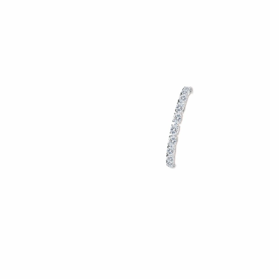 Bracelets Angara Diamond | Lab-Grown Classic Oval Diamond Tennis Link Bracelet