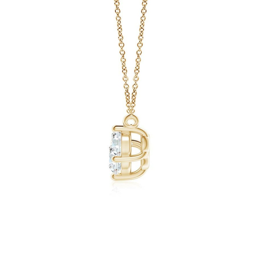 Necklaces Angara Diamond | Lab-Grown Classic Trio Diamond Necklace