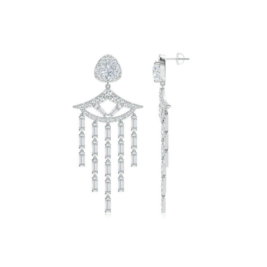 Earrings Angara Diamond | Natori X Angara Lab-Grown Diamond Orient Express Statement Earrings