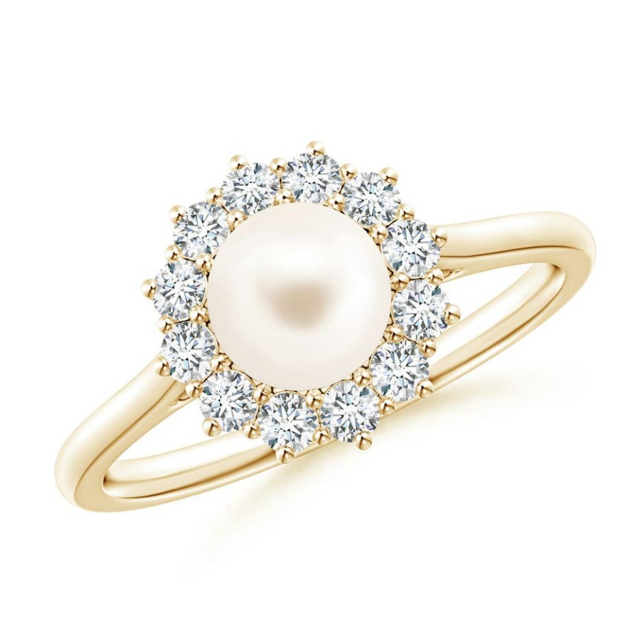 Rings Angara Freshwater Pearl | Princess Diana Inspired Freshwater Pearl Ring