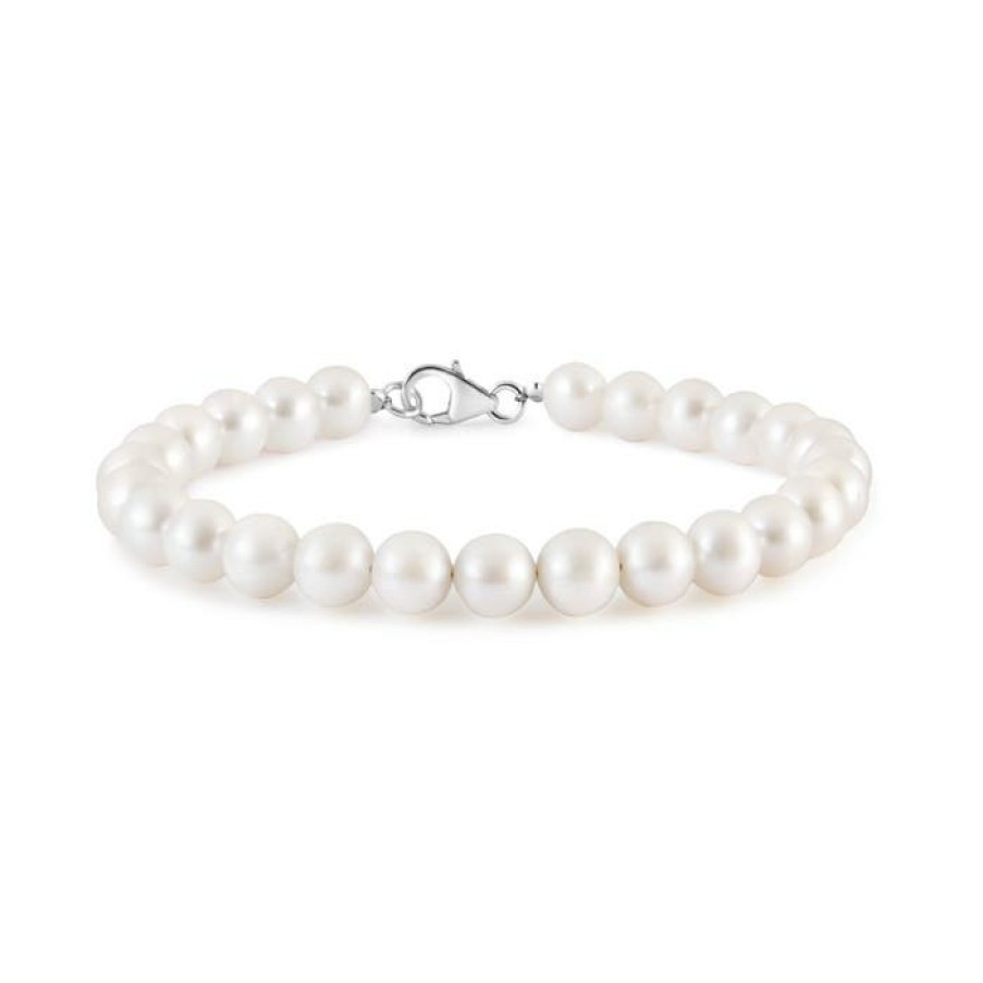 Bracelets Angara Freshwater Pearl | Freshwater Pearl Single Strand Bracelet