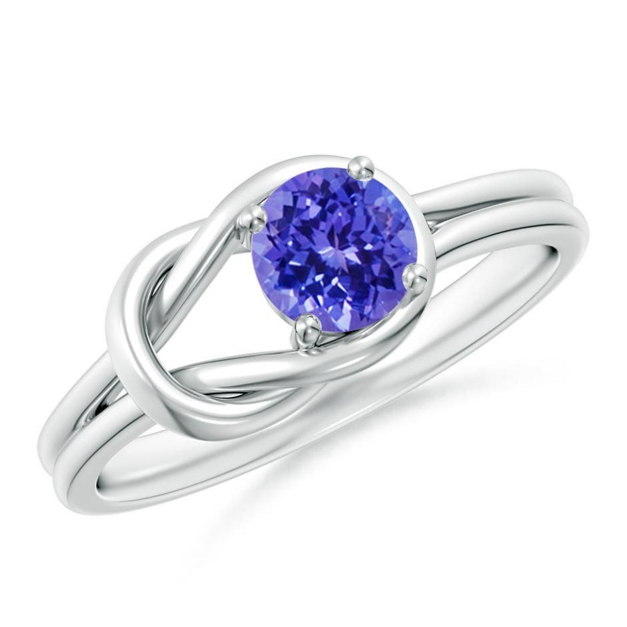 Rings Angara Tanzanite | Solitaire Tanzanite Infinity Knot Ring