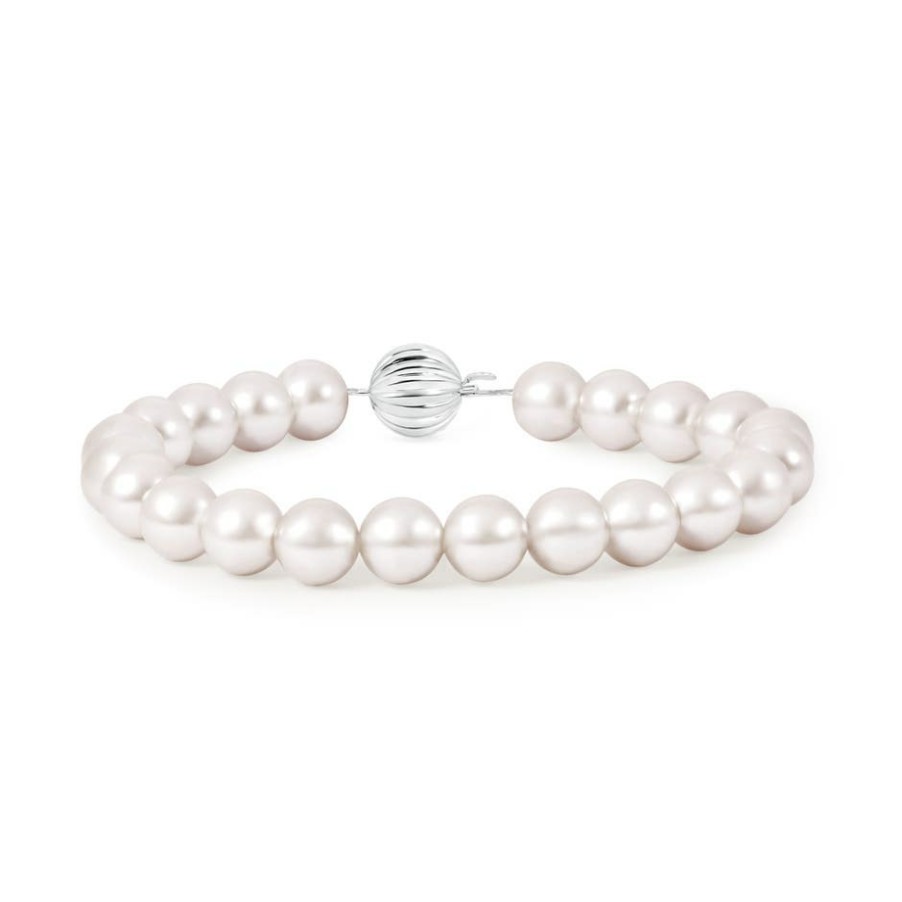 Bracelets Angara South Sea Pearl | Classic South Sea Pearl Single Strand Bracelet