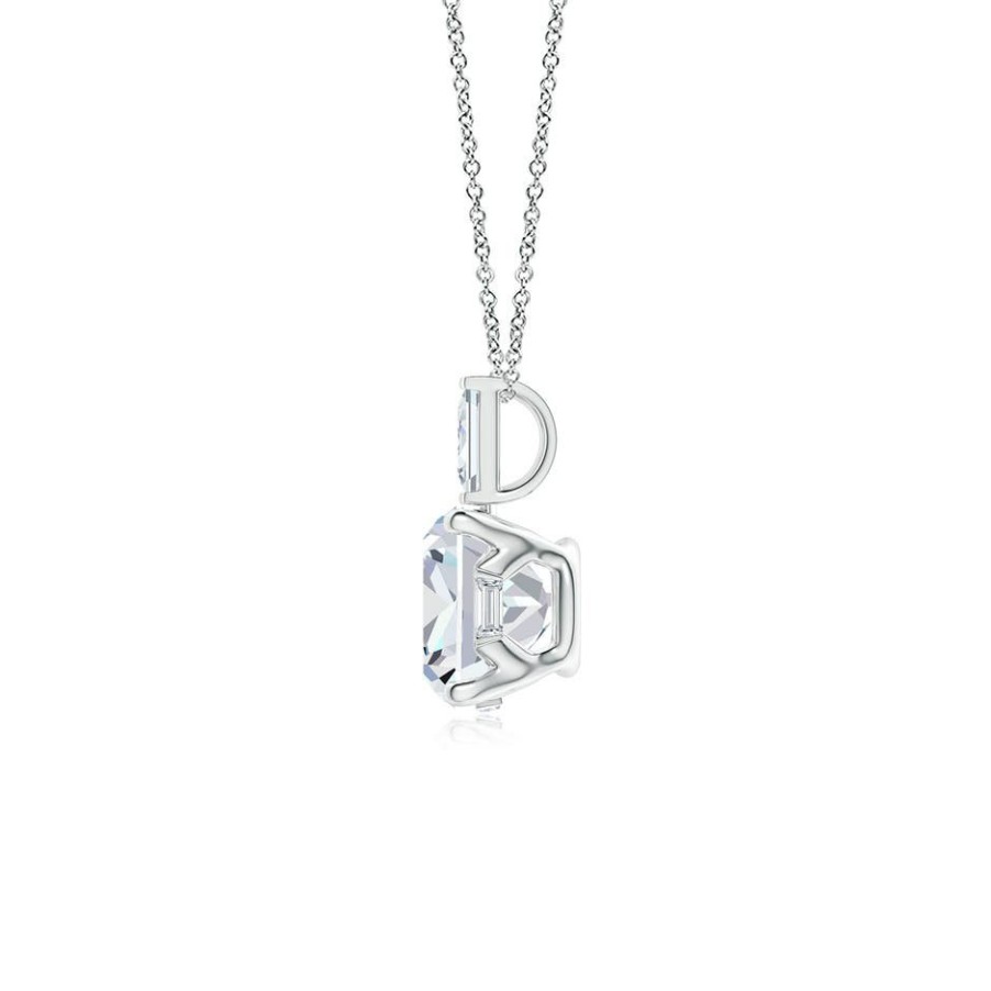 Necklaces Angara Diamond | Natori X Angara Orient Express Lab-Grown Cushion Diamond Pendant