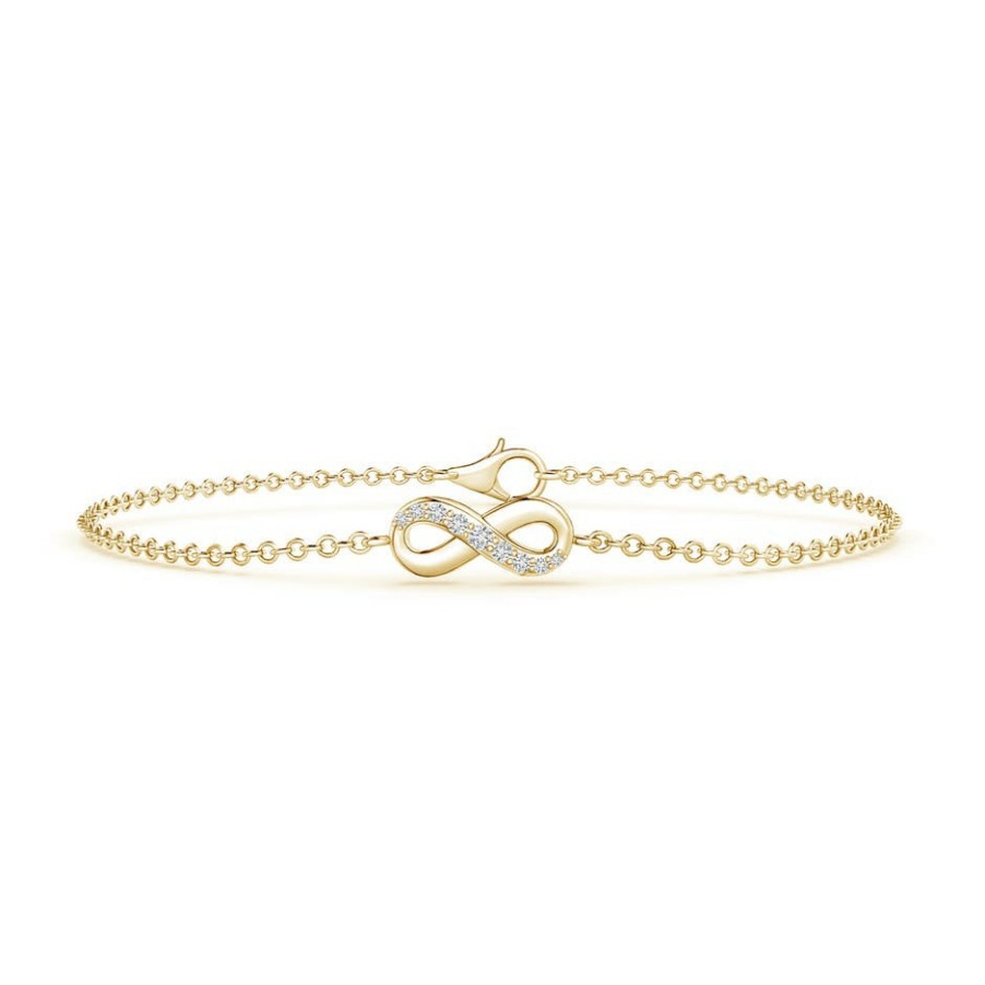 Bracelets Angara Diamond | Diamond Infinity Chain Bracelet